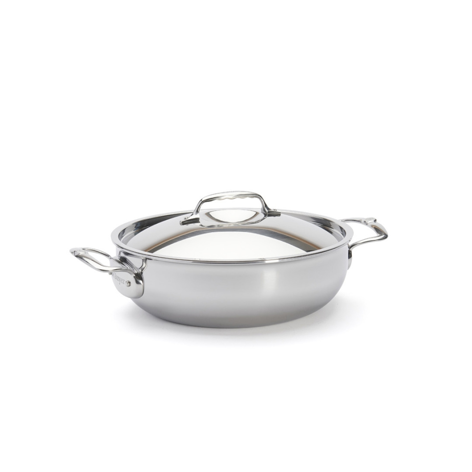 Low roasting stew with lid and rounded edges, 28cm, affinity - de Buyer in the group Cooking / Pots & Pans / Pots at KitchenLab (1602-19400)