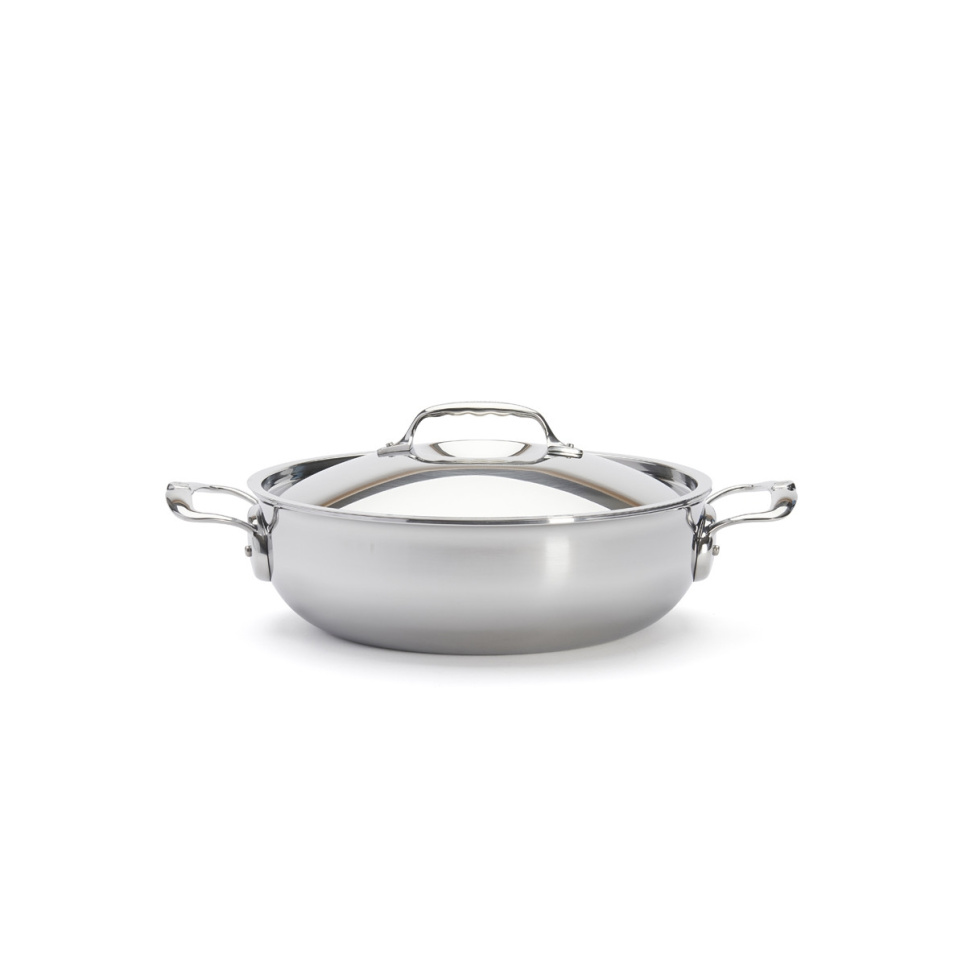 Low roasting stew with lid and rounded edges, 28cm, affinity - de Buyer