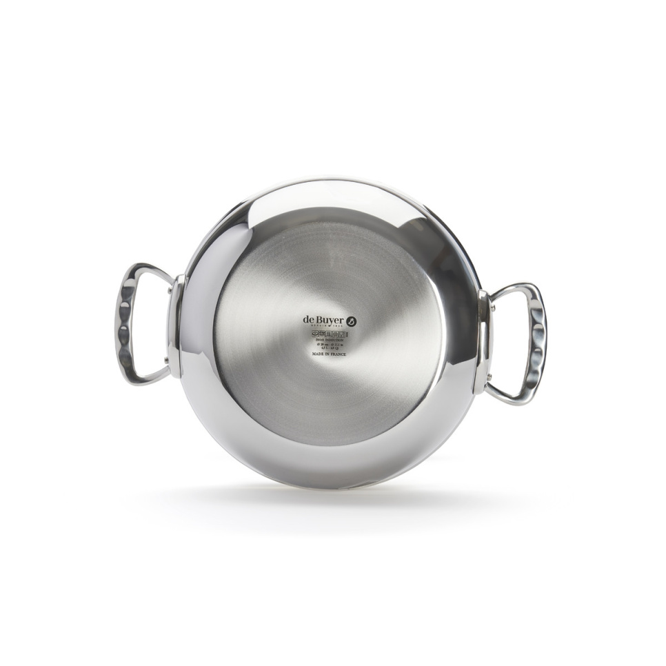 Low roasting stew with lid and rounded edges, 28cm, affinity - de Buyer