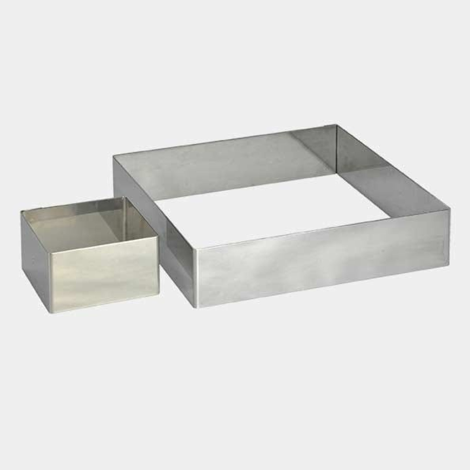 Mousse ring, square - De Buyer in the group Baking / Baking utensils / Cutters & punch rings at KitchenLab (1602-23803)