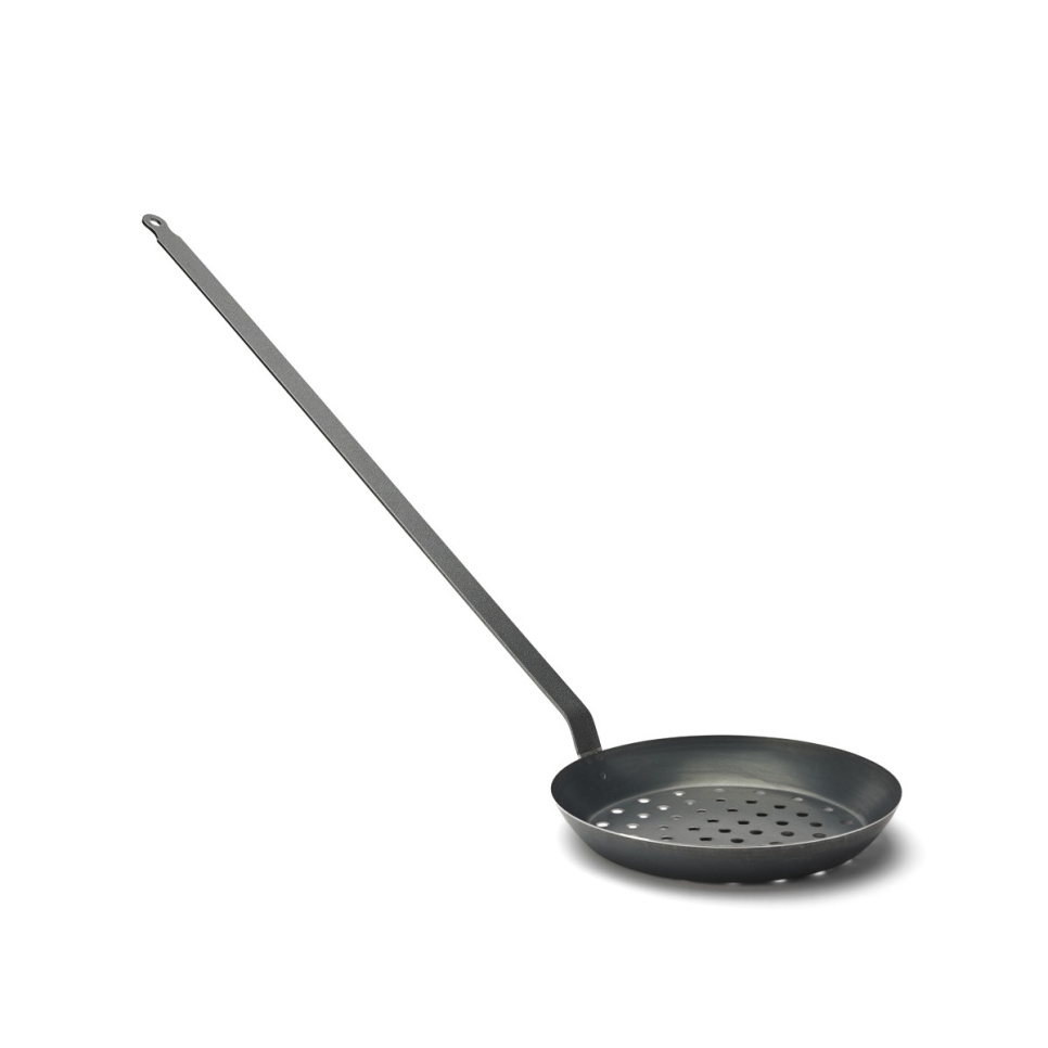 Chestnut boiler with insanely long handle, 28cm - de Buyer