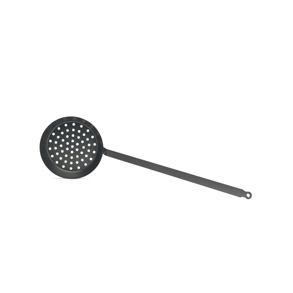 Chestnut boiler with insanely long handle, 28cm - de Buyer