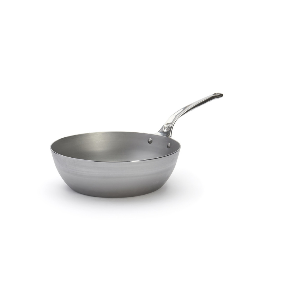 Sautéuse en acier au carbone avec poignée en acier inoxydable, 28 cm, minéral B Pro - de Buyer dans le groupe Cuisine / Poêle à frire / Sauteuse l\'adresse The Kitchen Lab (1602-27269)