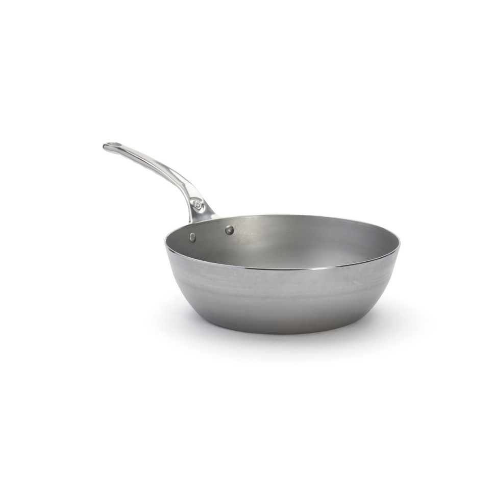 Sautéuse en acier au carbone avec poignée en acier inoxydable, 28 cm, minéral B Pro - de Buyer