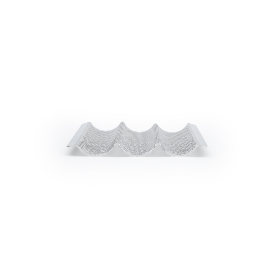 Stainless steel baguette plate, 40 x 24.5cm - de Buyer