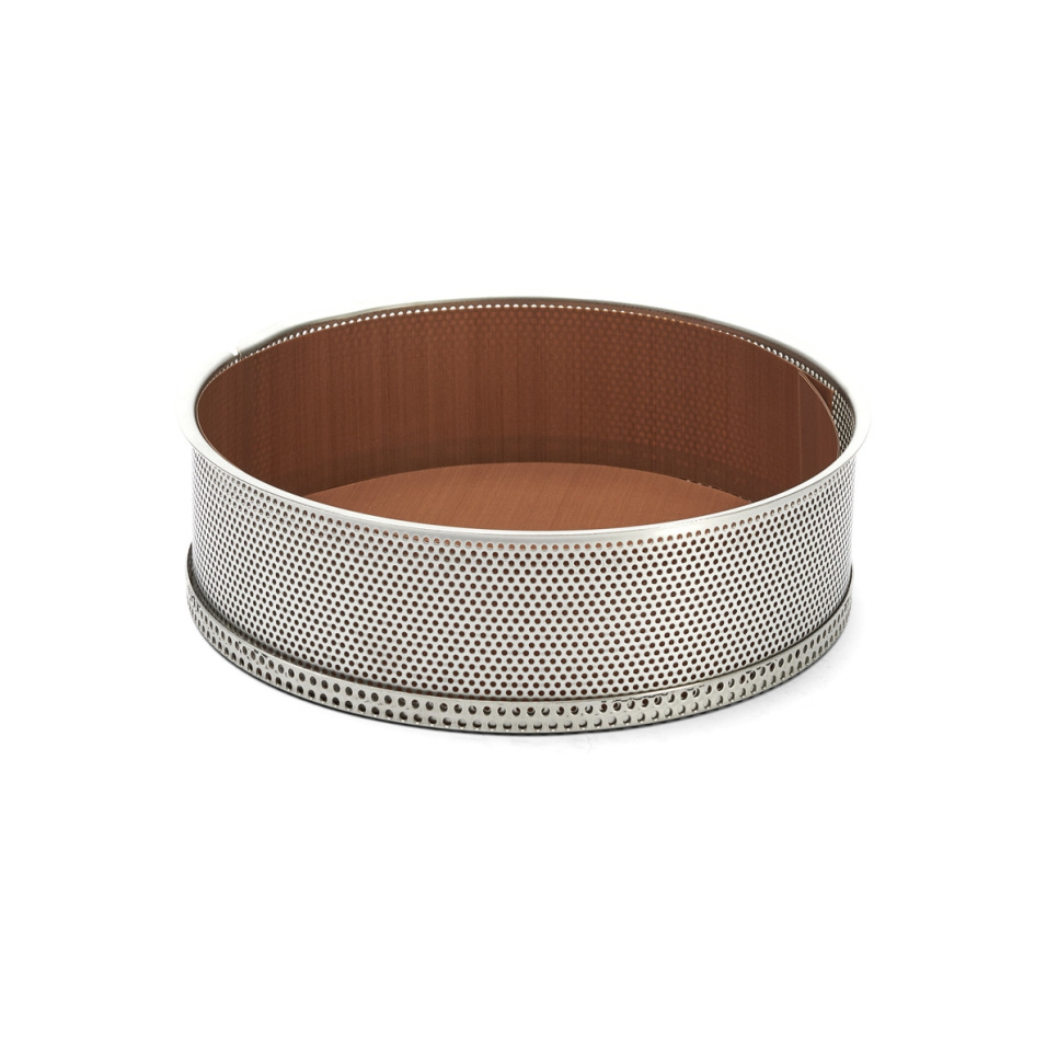 Perforated cake rush with removable bottom - de Buyer