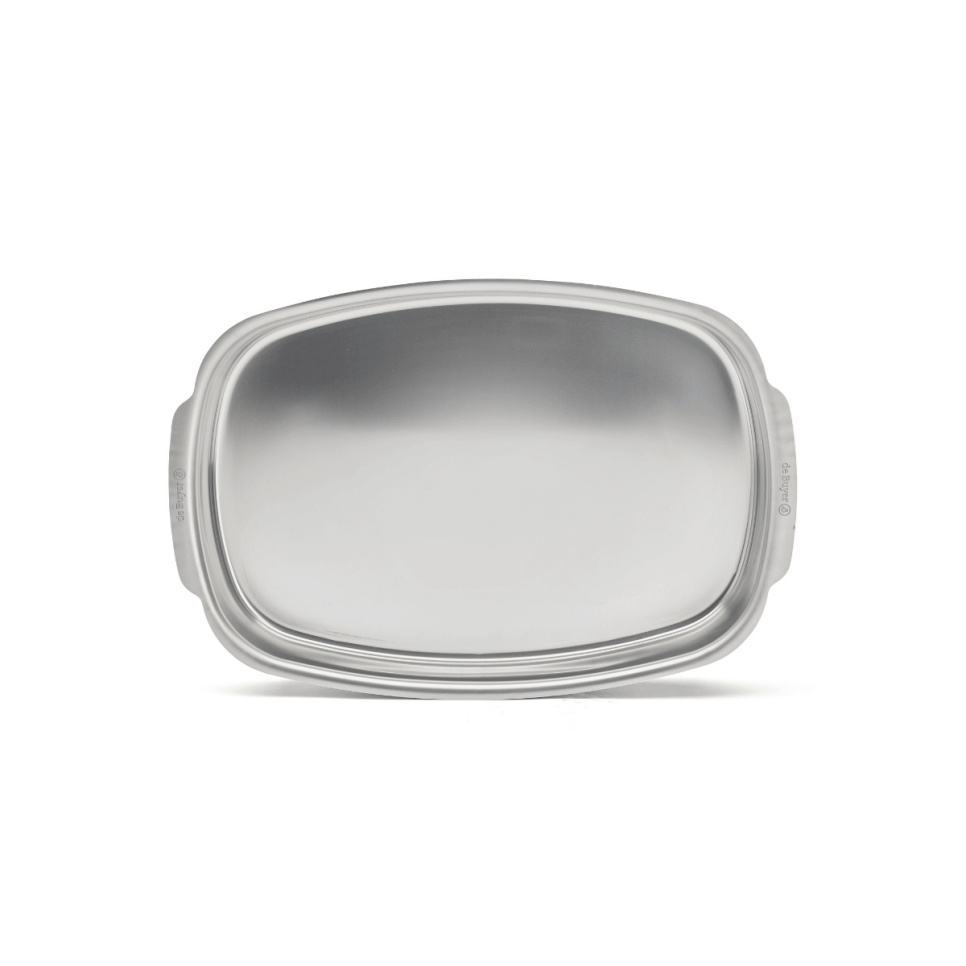 Stainless steel oven dish, 38 x 26 cm - de Buyer