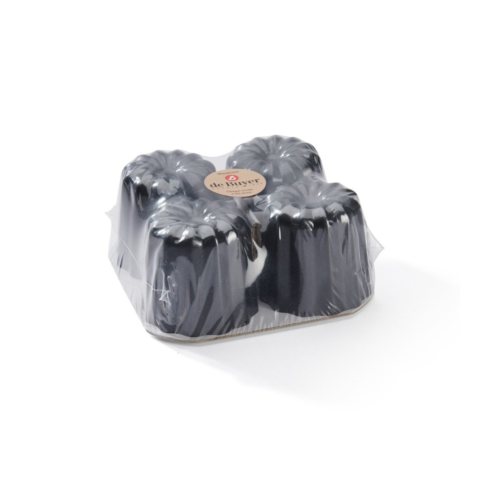 Moules à cannelle, antiadhésifs, paquet de 4 - de Buyer