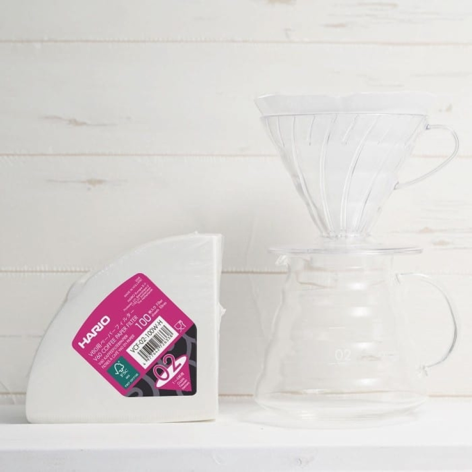 V60 Filter 02, 100 Stück - Hario