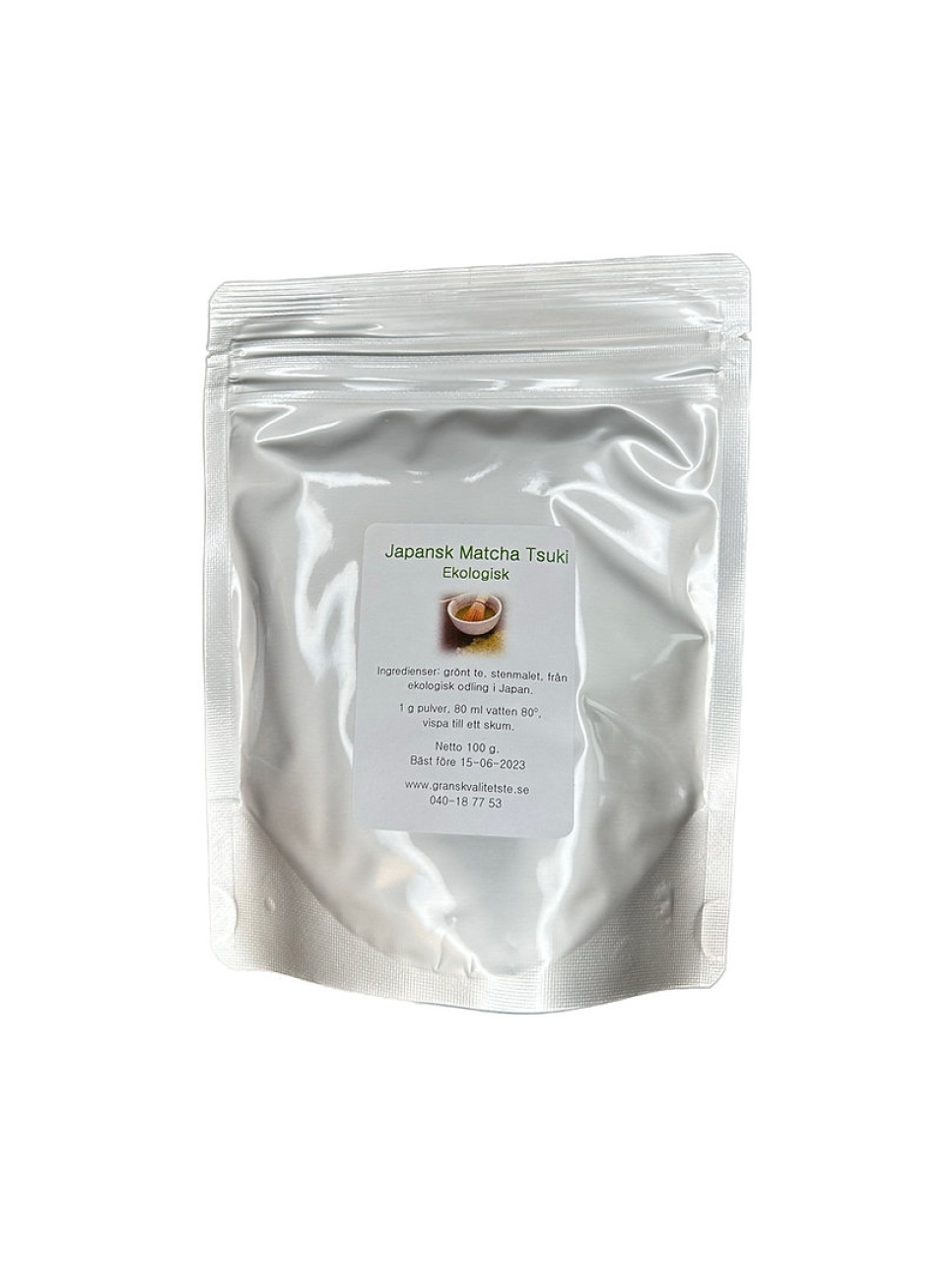 Japanese matcha Tsuki, Organic, 100 g - Grans Kvalitetste in the group Tea & Coffee / Tea / Matcha tea at KitchenLab (1637-29452)