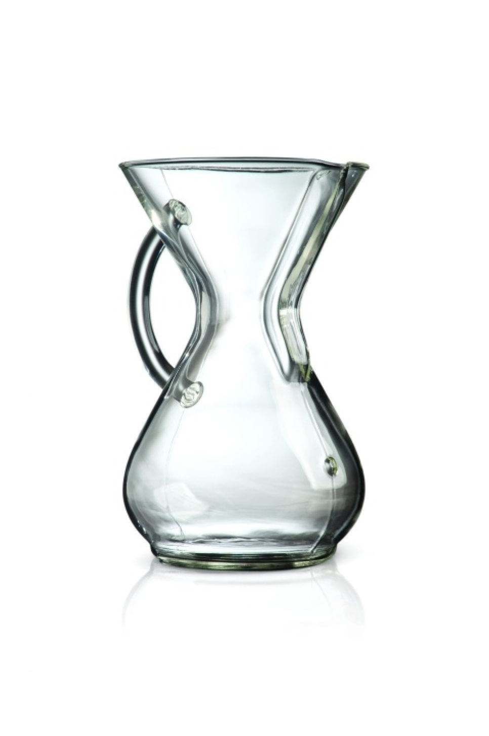 Cafetière Classic, manche en verre - Chemex dans le groupe Thé et café / Café moulu / Café filtré / Carafes pour servir le café filtré l\'adresse The Kitchen Lab (1638-19870)