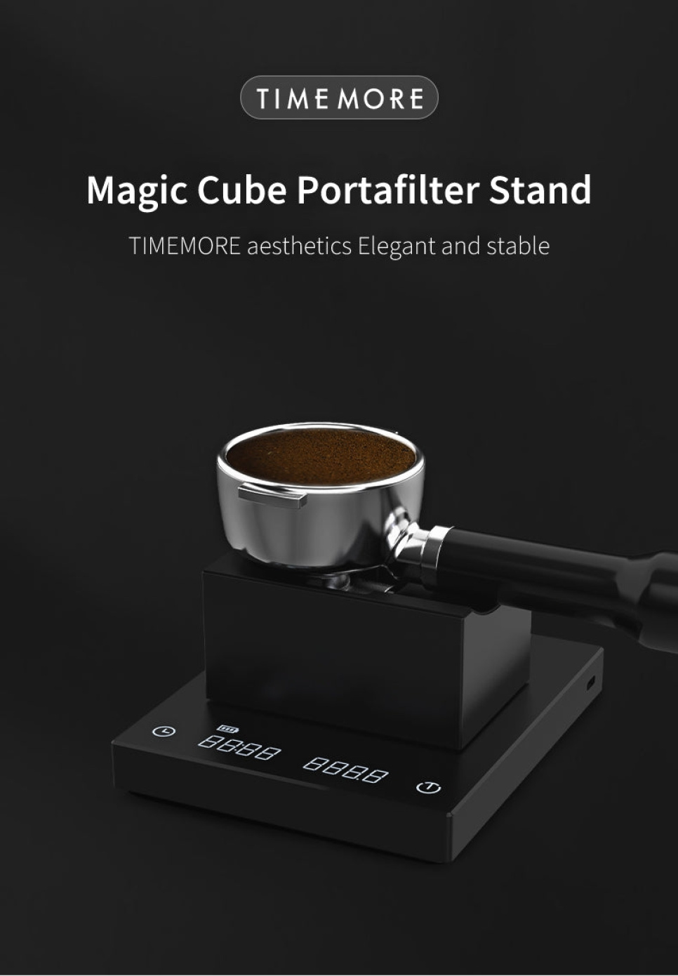 Magic Cube, Stand for portafilter - Timemore