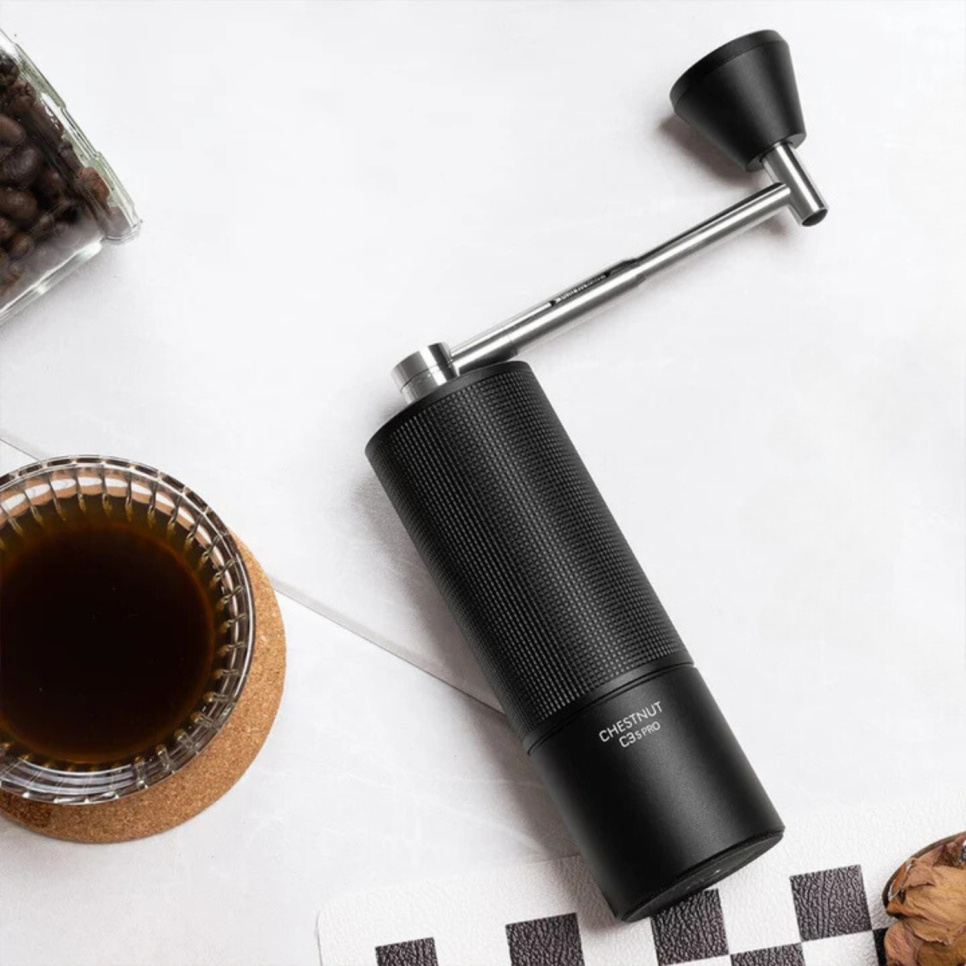 Manual Coffee Grinder C3 PRO S2C Black Foldable Handle - Timemore