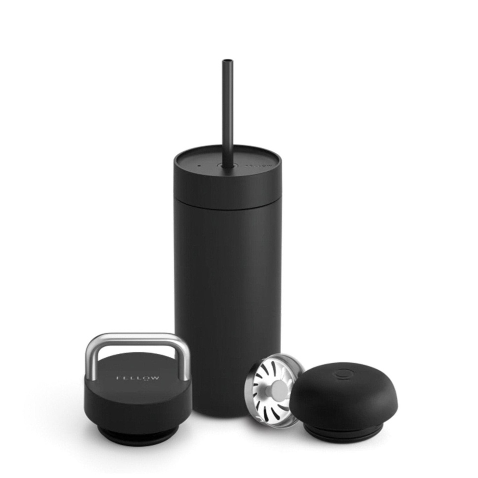 Thermos, Carter 3 in 1 Sip System, Matt Schwarz 16oz - Fellow in der Gruppe Tischgedeck / Krüge & Karaffen / Thermoskannen bei The Kitchen Lab (1638-32747)