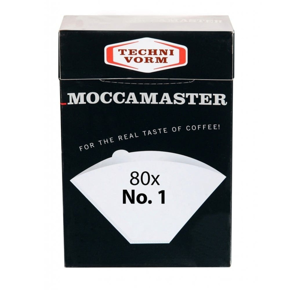 Filter for Cup One, 80-pack - Moccamaster in the group Tea & Coffee / Coffee accessories / Coffee filter at KitchenLab (1649-16018)