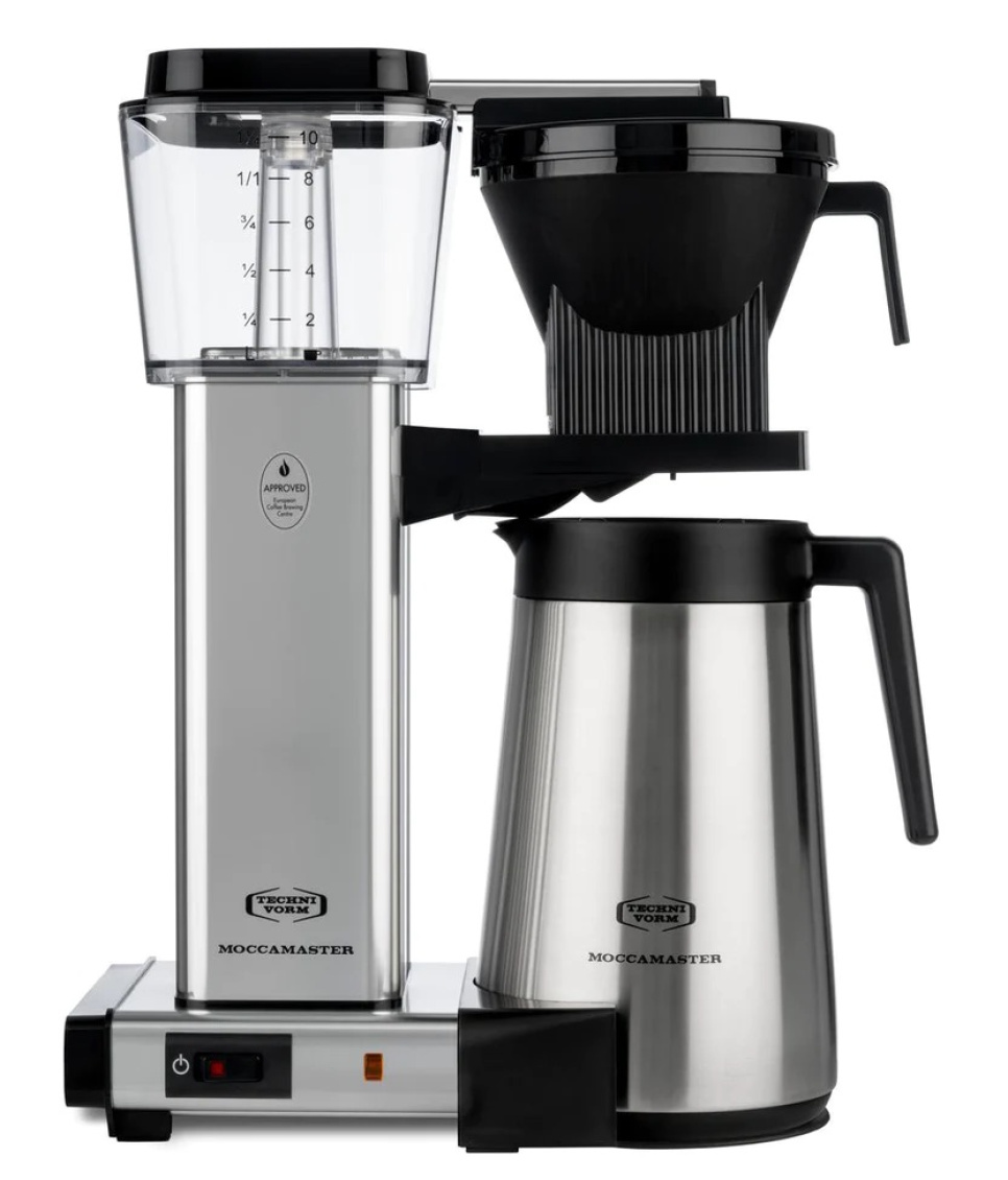 Coffee maker Thermo Automatic Silver - Moccamaster in the group Tea & Coffee / Brew coffee / Coffee maker at KitchenLab (1649-16796)