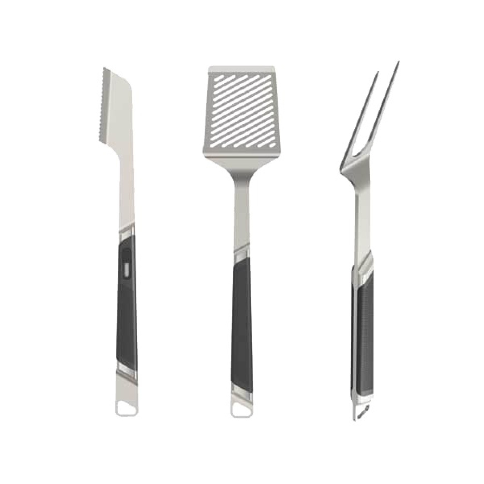 Premium Barbecue Utensils in Set (L) - Everdure by Heston Blumenthal in the group Barbecues, Stoves & Ovens / Barbecue accessories / Other barbecue accessories at KitchenLab (1697-23361)