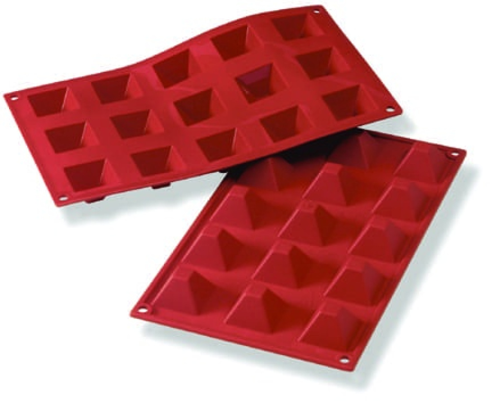 Baking tin in silicone, 15 Pyramid in the group Baking / Baking moulds / Silicone moulds at KitchenLab (1710-16621)