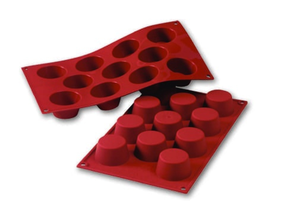 Baking mold in silicone, 11 mini muffins in the group Baking / Baking moulds / Muffin tins at KitchenLab (1710-16626)