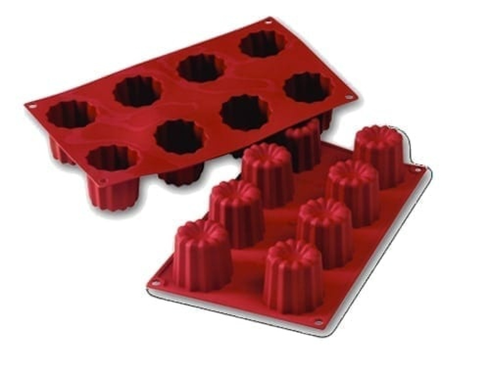 Baking tin in silicone, Cannelés Bordelais, 8 pcs - Martellato in the group Baking / Baking moulds / Silicone moulds at KitchenLab (1710-16636)