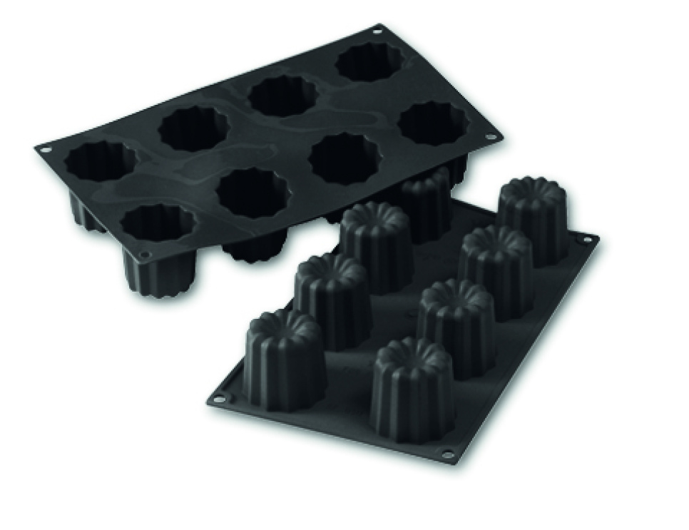Baking tin in silicone, Cannelés Bordelais, 8 pcs - Martellato in the group Baking / Baking moulds / Silicone moulds at KitchenLab (1710-16636)