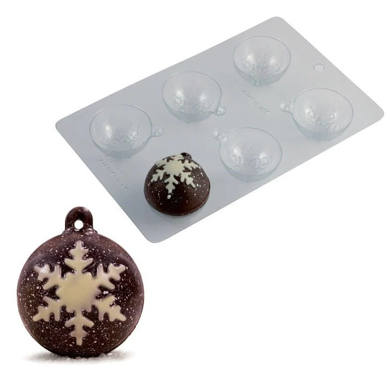 Snowflake molds for chocolate new arrivals