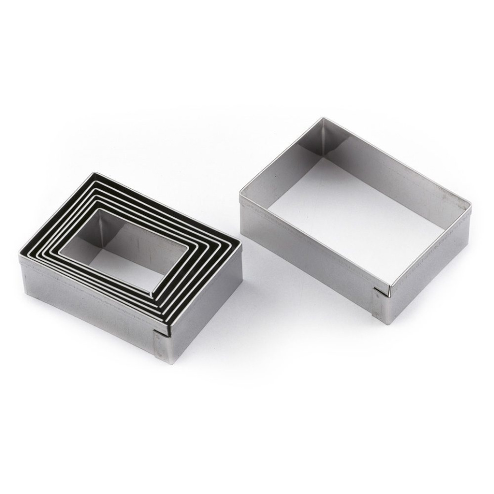 Cutters, Rectangular, Set of 7 sizes - Martellato in the group Baking / Baking utensils / Cutters & punch rings at KitchenLab (1710-19143)