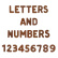 Praline shape Letters and Numbers - Martellato