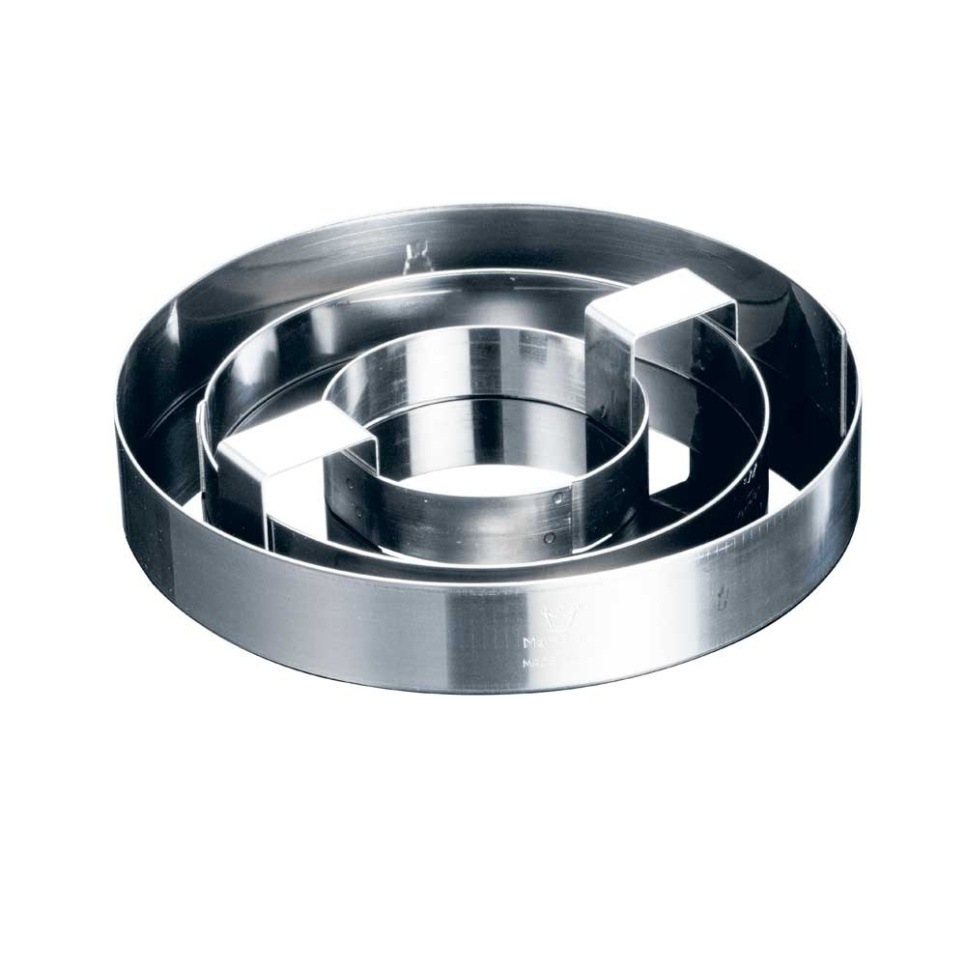 Cake ring/Abutment ring, Set with spacers - Martellato in the group Baking / Baking utensils / Cutters & punch rings at KitchenLab (1710-26869)