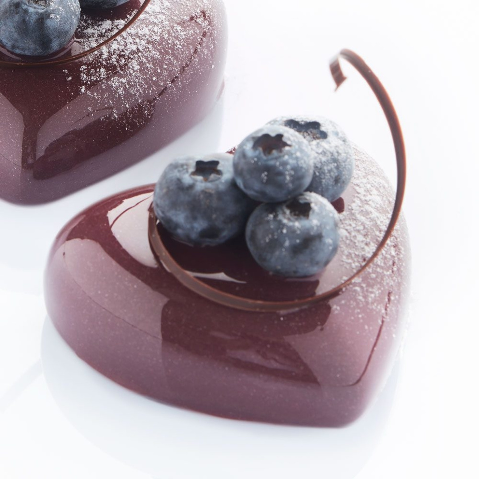 Silicone mold, Black, Love - Martellato in the group Baking / Baking moulds / Silicone moulds at KitchenLab (1710-26903)