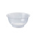 Plastic mixing bowl, transparent - Martellato