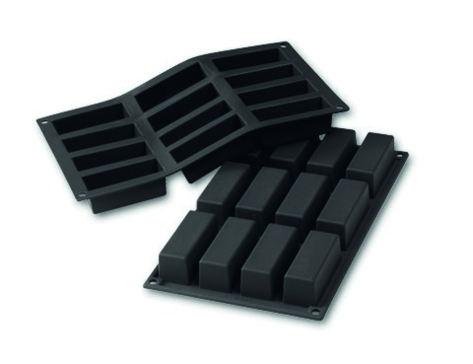Baking mold in silicone, sf026 rectangle 12pcs - Martellato in the group Baking / Baking moulds / Silicone moulds at KitchenLab (1710-27226)