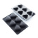 Silicone baking mould, Black, Triangle, 30SIL507 - Martellato