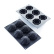 Silicone baking mould, Black, Harmony, 30SIL508 - Martellato