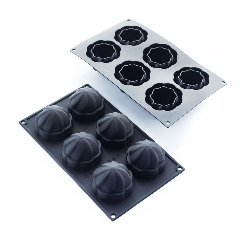 Silicone baking mould, Black, Harmony, 30SIL508 - Martellato in the group Baking / Baking moulds / Silicone moulds at KitchenLab (1710-29023)