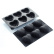 Silicone baking mould, Black, Satin, 30SIL514 - Martellato
