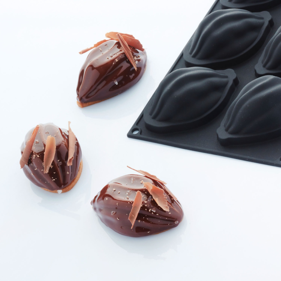 Silicone baking mould, Black, Cocoa, 30SIL519 - Martellato