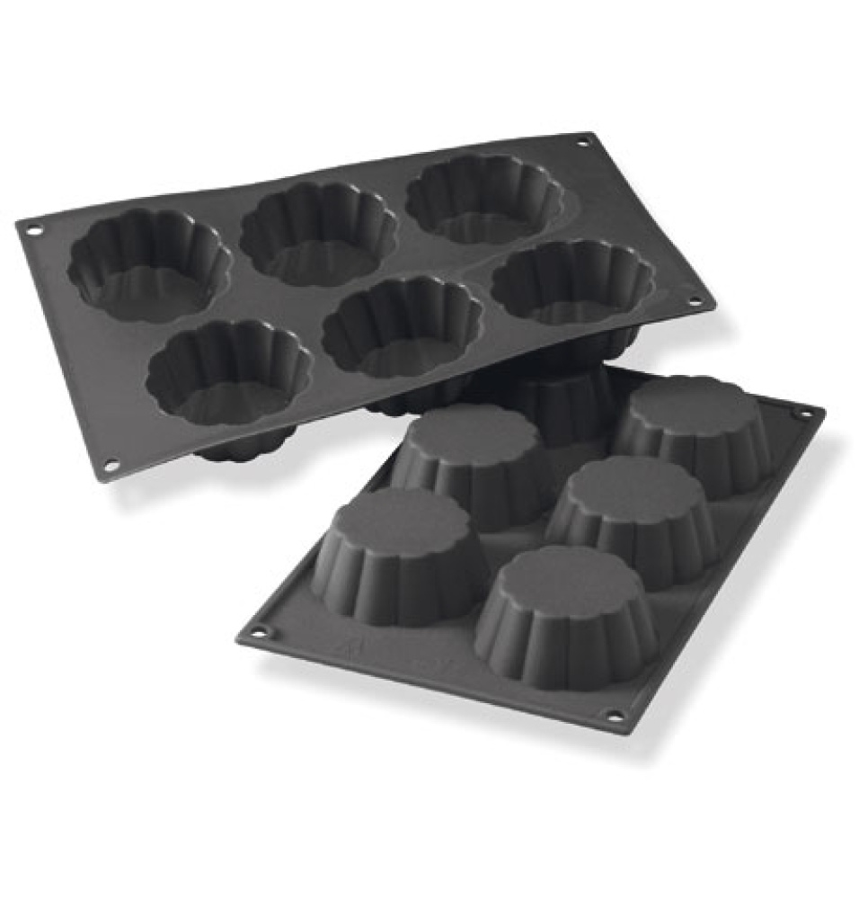 Silicone baking mould SF035, Briochette, low - Martellato in the group Baking / Baking moulds / Silicone moulds at KitchenLab (1710-29039)
