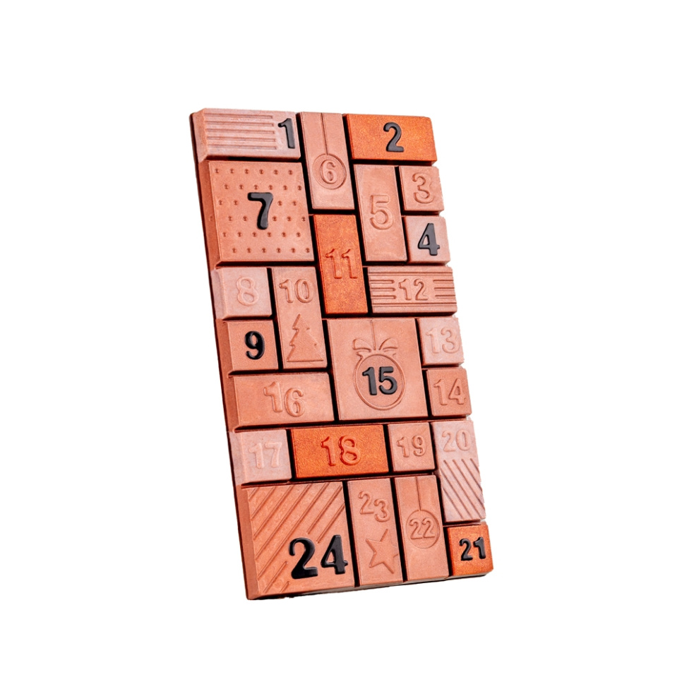 Chocolate mould Advent calendar with 24 pieces - Martellato