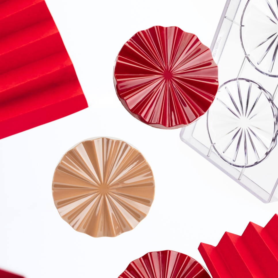 Chocolate mould, Plissé, 21MA2031 - Martellato