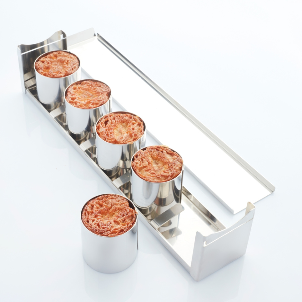 Moule à pâtisserie, Set de moules avec 5 x Mini Cylindre - Martellato