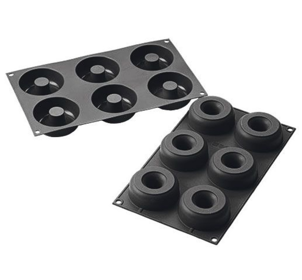 Silicone mould SF170, Donut - Martellato in the group Baking / Baking moulds / Silicone moulds at KitchenLab (1710-31027)