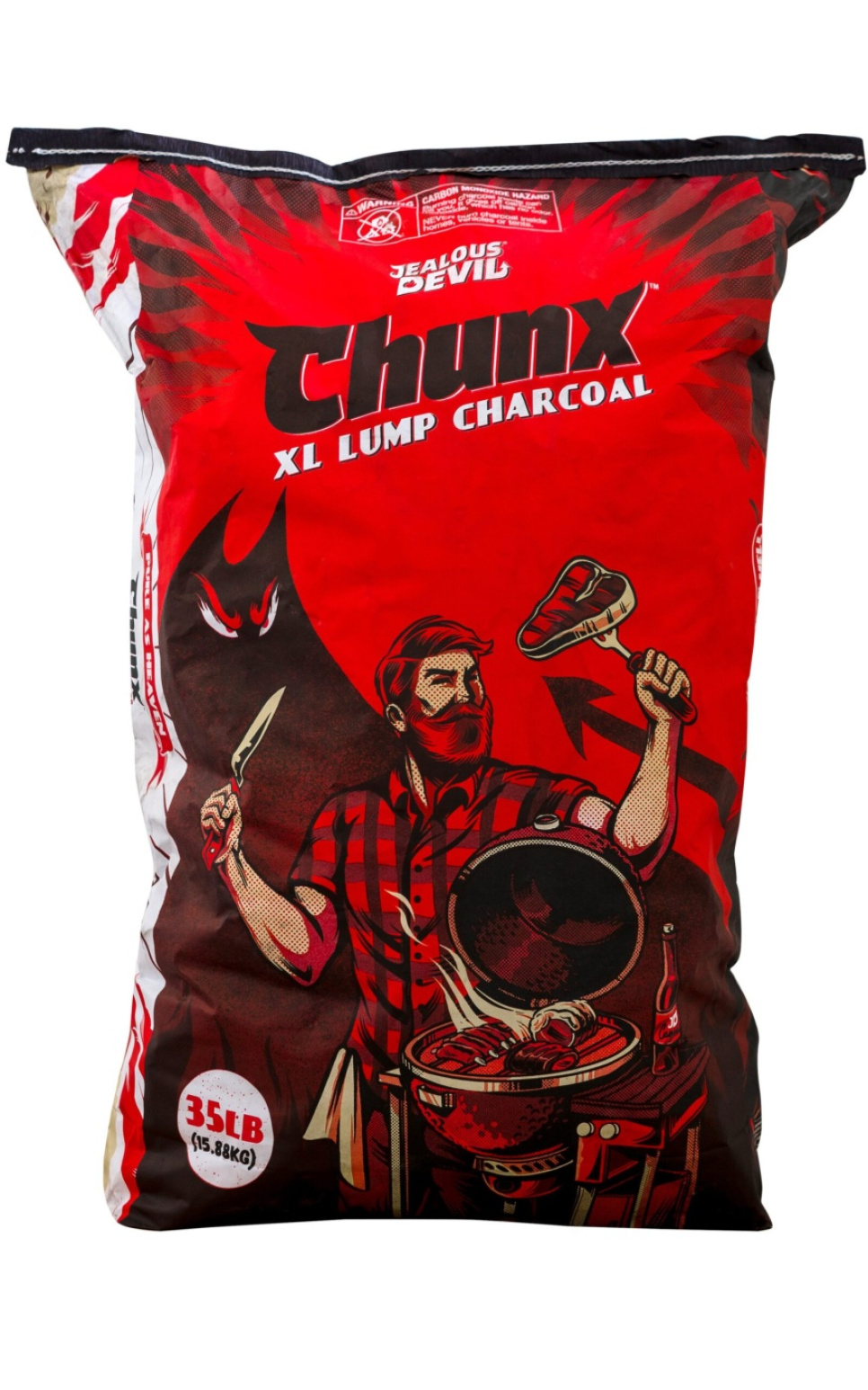 Barbecue charcoal, Chunx XL - Hardwood Lump Charcoal, 15.88kg - Jealous Devil in the group Barbecues, Stoves & Ovens / Barbecue charcoal & briquettes / charcoal at KitchenLab (1738-26837)