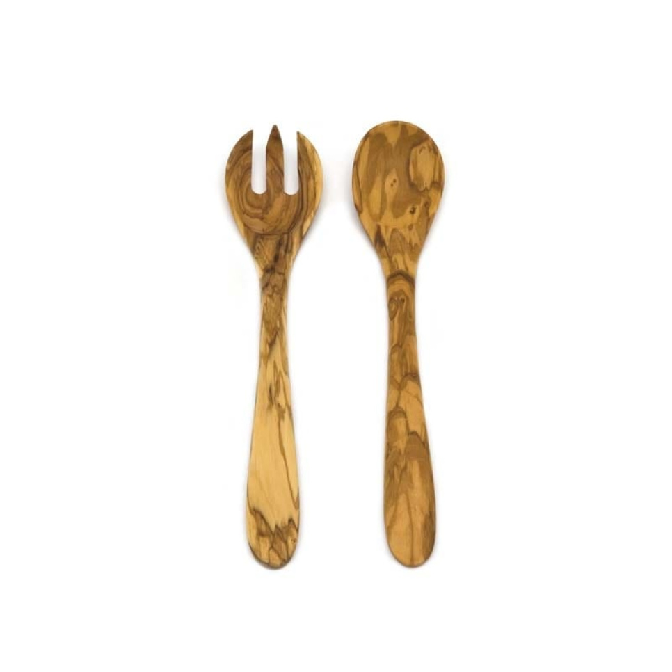Salad cutlery, 30 cm, Olive wood - Heirol in the group Table setting / Cutlery / Salad serving utensils at KitchenLab (1786-25190)