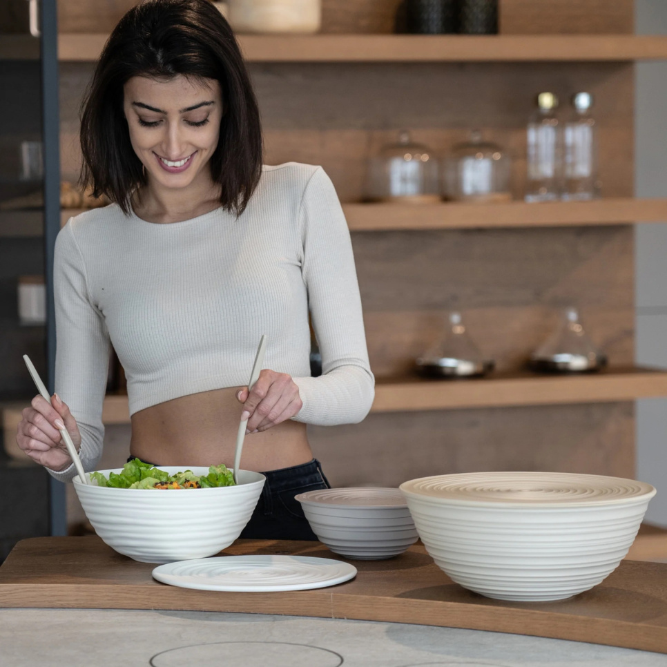 Serving bowl with lid, xl, tierra - Guzzini