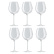 Burgundy glasses, Thomas DiVino, 6 pcs