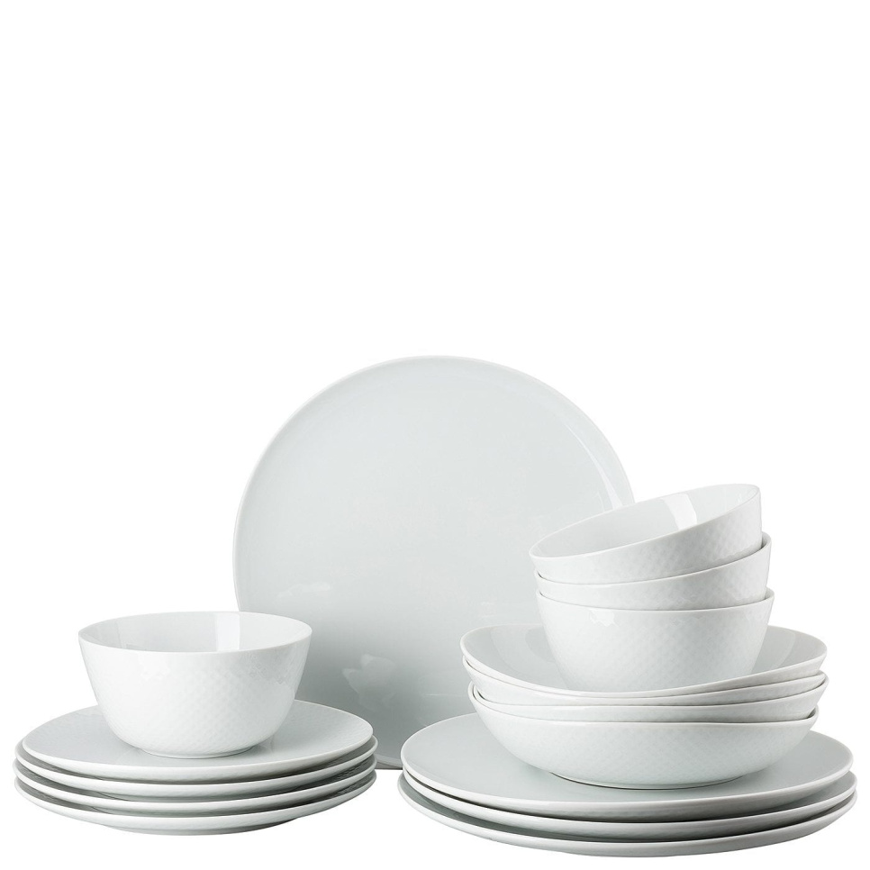 Porcelain set in 16 pieces, Junto - Rosenthal in the group Table setting / Plates, Bowls & Dishes / Plates at KitchenLab (1798-22514)