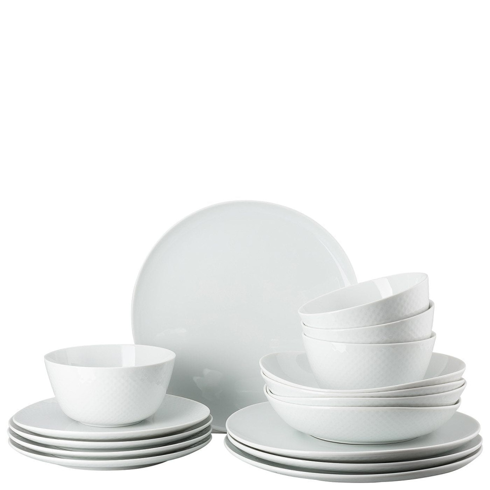Porzellanset in 16 Teilen, Junto - Rosenthal in der Gruppe Tischgedeck / Teller, Schüsseln & Schalen / Teller bei The Kitchen Lab (1798-22514)