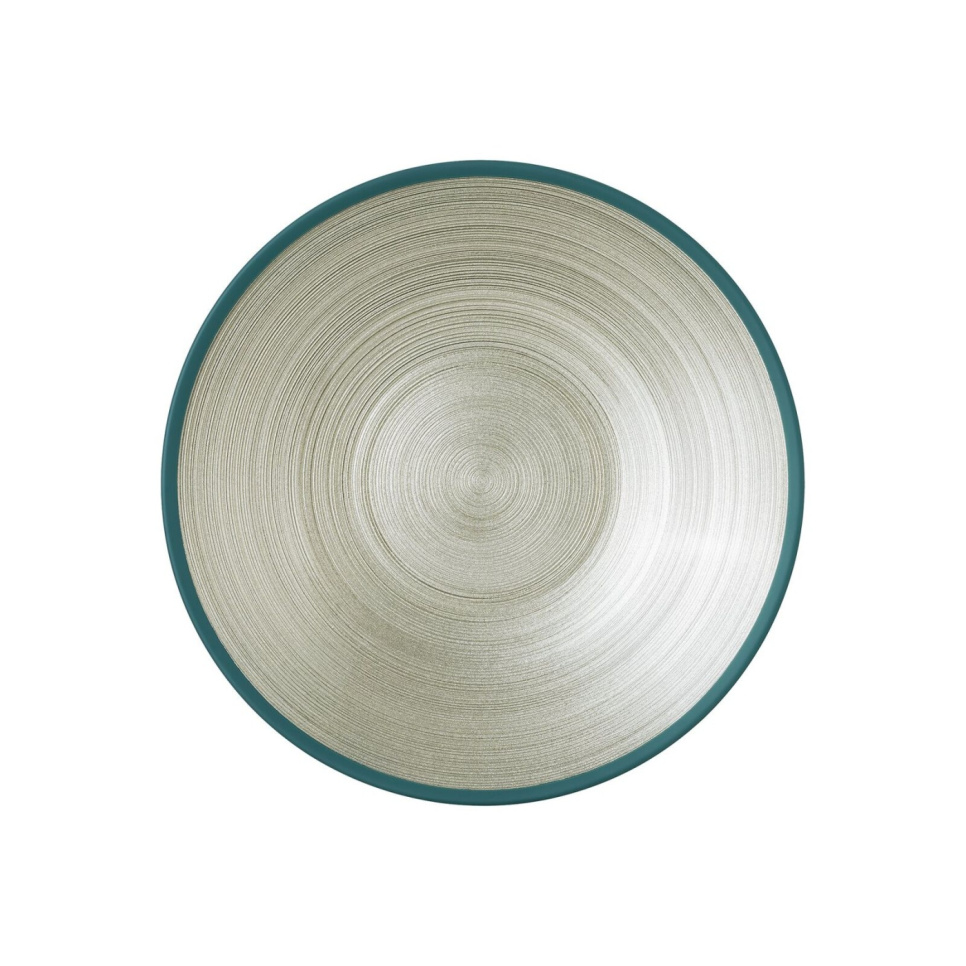 Mouth-blown glass serving dish, 25 cm, Green - Rosenthal