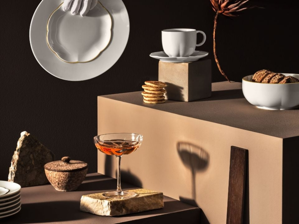 Coffee saucer, White, Sonetto Bianco - Rosenthal